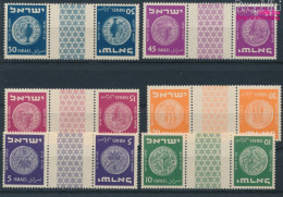 Israel 43KZW-50KZW (kompl.Ausg.) Postfrisch 1950 Alte Münzen (10256705 - Unused Stamps (without Tabs)