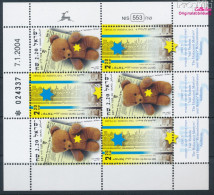 Israel 1743-1744Klb Kleinbogen (kompl.Ausg.) Postfrisch 2003 Holocaust Gedenkstätte (10256698 - Unused Stamps (without Tabs)