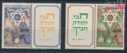 Israel 39-40 Mit Halbtab (kompl.Ausg.) Mit Falz 1950 Jüdische Festtage (10256691 - Nuovi (senza Tab)