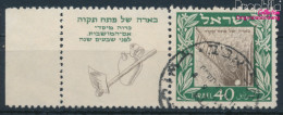 Israel 18 Mit Tab (kompl.Ausg.) Gestempelt 1949 Petah Tiqwa (10256676 - Oblitérés (avec Tabs)