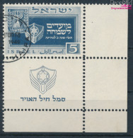 Israel 19 Mit Tab Gestempelt 1949 Jüdische Festtage (10256674 - Used Stamps (with Tabs)