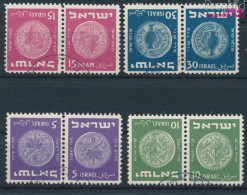 Israel 23K-26K Kehrdruck Gestempelt 1949 Alte Münzen (10256671 - Gebruikt (zonder Tabs)