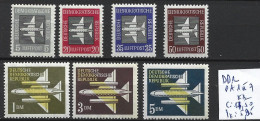 ALLEMAGNE ORIENTALE PA 1 à 7 ** Côte 17.50 € - Airmail