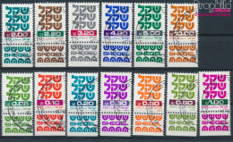 Israel 829-841 Mit Tab (kompl.Ausg.) Gestempelt 1980 Freimarken: Schekel (10256615 - Used Stamps (with Tabs)