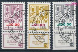 Israel 963-965 Mit Tab (kompl.Ausg.) Gestempelt 1984 Früchte Des Landes Kanaan (10256613 - Usados (con Tab)