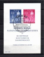 East Germany (DDR) 1955 Sheet End Of Fascism Stamps (Michel Block 11) Nice Used - 1950-1970