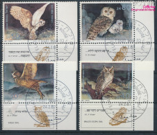 Israel 1052-1055 Mit Tab (kompl.Ausg.) Gestempelt 1987 Vögel Der Bibel (10256609 - Used Stamps (with Tabs)