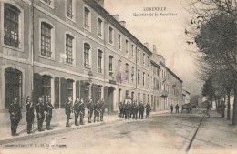 Lunéville * Rue , Le Quartier Caserne De La Barollière * Soldats Militaires Régiment Dragons - Luneville