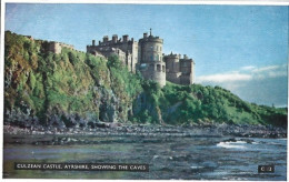 Carte Postale: Culzean Castle, AYRSHIRE, Showing The Caves. - Ayrshire