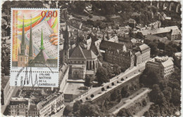 Carte-Maximum LUXEMBOURG MAÎTRISE DE LA CATHEDRALE Obl Sp Ill 1er Jour 2019 Sur Carte Ancienne Petit Ft - Tarjetas Máxima