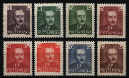 Polen 1950 - Mi-Nr. 671-678 ** - MNH - B. Bierut - Neufs