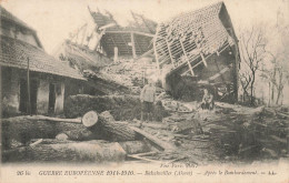 Balschwiller * Vue Sur La Ville Après Le Bombardement * Ww1 * Guerre 1914 1918 - Andere & Zonder Classificatie