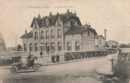 épinay Sur Seine * Route , La Gare Et Le Pont * Automobile Voiture Ancienne - Andere & Zonder Classificatie
