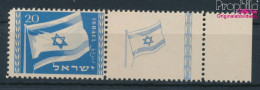 Israel 16 Mit Tab (kompl.Ausg.) Postfrisch 1949 Nationalflagge (10256751 - Neufs (avec Tabs)