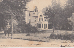 KAPELLEN 1904 KASTEEL VILLA LES CHATAIGNIERS RUITER TE PAARD - HOELEN 1183 - Kapellen