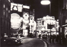 United Kingdom, England, London, Piccadilly Circus At Night. Unused 1969 - Piccadilly Circus
