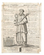 Gravure ( 16 è S ? ) Saint Raymond Nonnat ( Raimondi Nonnati ) - Devotion Images