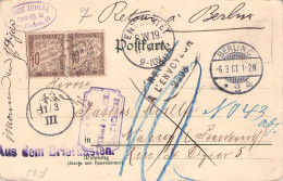 FRANCE - POSTKARTE 1901 BERLIN - NANCY / 1295 - Covers & Documents