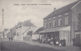 SCHILDE CA. 1910 CAFÉ HOTEL DE LINDEKENS TERRAS MENSEN PROP. MEYVIS - MOOIE ANIMATIE - HOELEN KAPELLEN 6369 / BEULLENS - Schilde