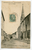 44 AIGREFEUILLE Sur Maine  Visuel Rare Nterieur Du Bourg La Rue De L'Eglise  1907 écrite Timb    D19 2023 - Aigrefeuille-sur-Maine