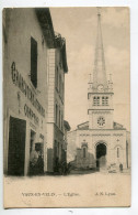 69 VAUX En VELIN PLace De L'Eglise Commerce Charcuterie  Patron 1915 écrite Timb   D19 2023   - Vaux-en-Velin