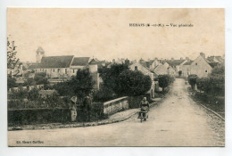 77 REBAIS Femme Poussant Brouette Rue Du Bourg  écrite " 23 Janv 1917 Mardi Matin 10 H 30   " Voir Dos D19 2023   - Rebais