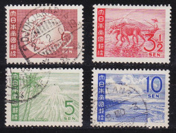 JAPAN [Besetzung Java] MiNr 0001-04 ( O/used ) - Japanisch Besetzung