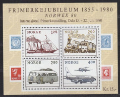 NORWEGEN NORWAY [1980] MiNr 0817-20 Block 3 ( **/mnh ) Verkehr - Ungebraucht