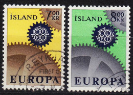 ISLAND ICELAND [1967] MiNr 0409-10 ( O/used ) CEPT - Used Stamps