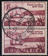 SÜDAFRIKA SOUTH AFRICA [1949] MiNr 0209+10 2er ( O/used ) Schiffe - Used Stamps