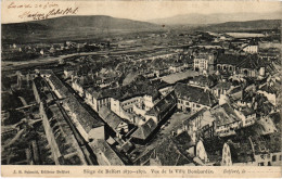 CPA Siege De Belfort Vue De La Ville Bombardee (1362958) - Belfort – Siège De Belfort