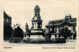 CPA Siege De Belfort Monument Des Trois (1362982) - Belfort – Siège De Belfort