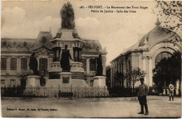 CPA Siege De Belfort Monument Des Trois (1362994) - Belfort – Siège De Belfort