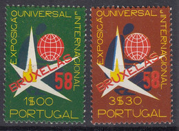 PORTUGAL  862-863, Postfrisch **, Weltausstellung Brüssel, 1958 - Neufs