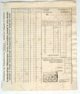 Facture En Franchise TELEPHONES Cachet Rectangle BRUXELLES 1923  --  1524 - Timbres Téléphones [TE]