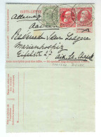 Carte-Lettre Grosse Barbe ROSOUX-GOYER Vers AIX-LA-CHAPELLE 1911  --  568 - Cartas-Letras