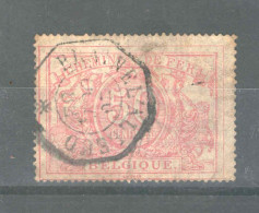 Timbre 50c Oblitération TELEGRAPHIQUE BRAINE L 'ALLEUD 1882  -- 466 - Otros & Sin Clasificación