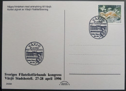 Schweden, Sonderstempel Växjö-Philatelistenkongress 1996 Auf Postkarte, Nicht Gelaufen - Altri & Non Classificati