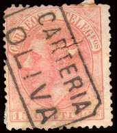 Valencia - Edi O 210 - Mat Cartería Modelo Oficial 1882 "Oliva" - Used Stamps