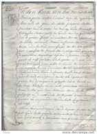 Contrat En 13 Pages S/Papier Fiscal ,An 12 , Par Notaire Verbrugghen à ST LIEVENS HOUTEM ,Enregistré à ALOST --  6 /053 - 1794-1814 (Periodo Francese)
