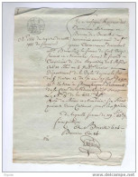 Reçu S/Papier Fiscal BRUXELLES Vente D'une Terre à STEENOKKERZEEL (Cure De NEDEROCKERZEEL)  --  6 /051 - 1794-1814 (French Period)
