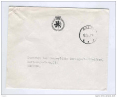 Lettre En Franchise Kamer  Der Volksvertegenwoordigers AALST 1953 Vers BXL - Expéd. Louis D'Haeseleer     --  5/355 - Franchigia