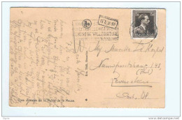 Carte- Vue WAULSORT Col Ouvert 1.20 F NAMUR X 1953 - Griffe à L'Origine HEER  --  8/239 - 1936-1957 Collar Abierto