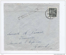 GRIFFE D'ORIGINE ST DENIJS WESTREM Sur Lettre TP Exportations GENT 1948  --- 6/612 - Linear Postmarks