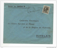 GRIFFE D'ORIGINE ROMEDENNE-SURICE Sur 2 Lettres - TP Léopold III Et Sceau De L'Etat CHARLEROI 1937   --- 6/609 - Linear Postmarks