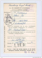 Carte De Caisse D'Epargne Postale/Postspaarkaskaart Cachet Et Griffe/Datum En Lijnstempel LIER 1956  --  6/359 - Post-Faltblätter