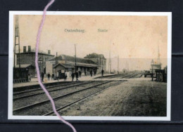 PHOTO OUDENBURG STATIE STATION GARE REPRO - Oudenburg