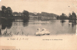 BELGIQUE - La Hulpe - Les étangs Et Le Château Orban - Couple De Cygne - Carte Postale Ancienne - La Hulpe