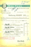 HALLE Saale DDR Deko Rechnung 1954 " Max Nook OHG Burgstr.33 Honigprodukte Reformwaren" - Levensmiddelen