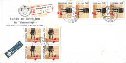 Portugal Registered Front Of Cover - Storia Postale